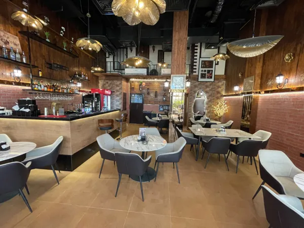 Warm light & welcoming corners · Inside Amwaj